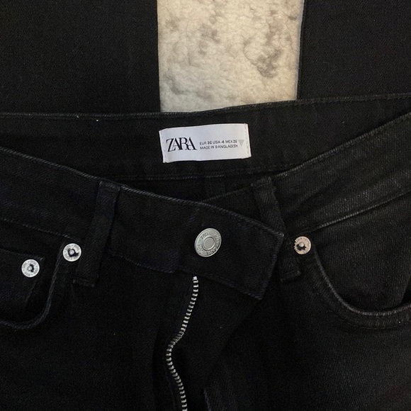 Zara Denim - Black Zara Straight leg jeans